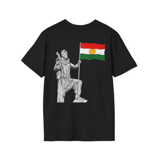 Tîşorta Dizayner – Ala û Berxwedan | Kurdish Freedom Flag T-Shirt